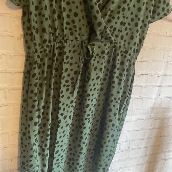 Beachsissi Green & Black Beach Swim Coverup Dress Size L - Picture 11 of 11